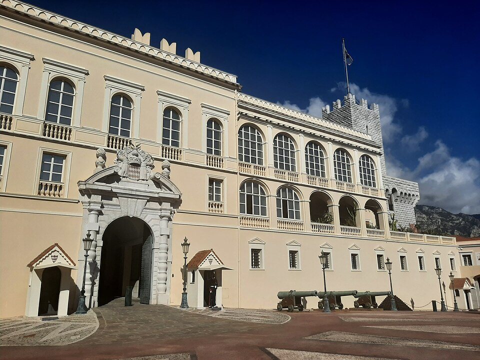 Palais princier de Monaco février 2022
